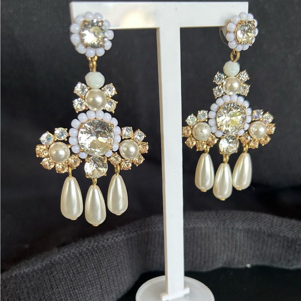 J Crew statement earrings
